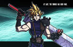 NYCC Print - The Promise - Final Fantasy VII by JoeHoganArt