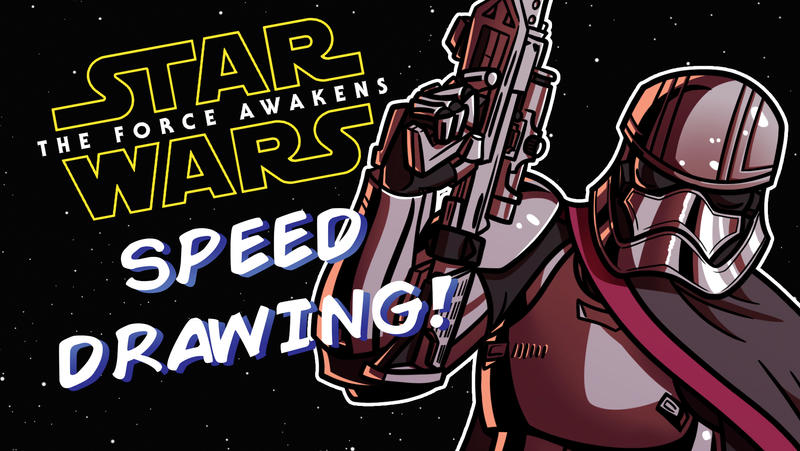 TFA Speed Drawing - 6 of 9 - Captain Phasma by JoeHoganArt on DeviantArt