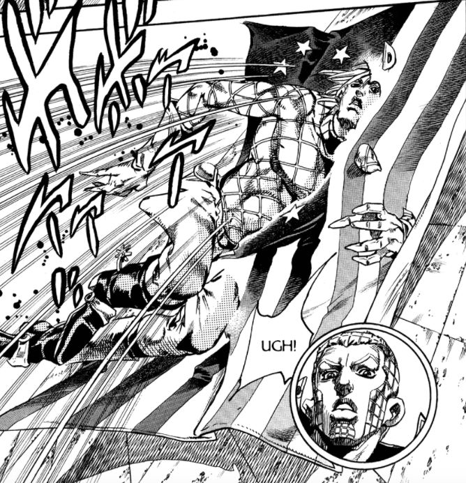 Funny Valentine takes the napkin of DEATH BATTLE! by