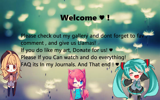 Welcome Page