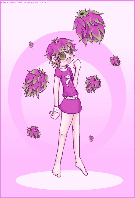 random dragonfruit girl by Chocoreaper on DeviantArt