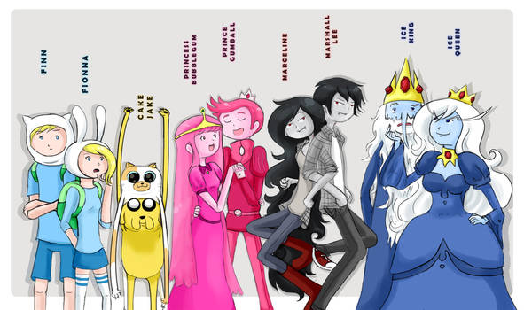 Adventure Time + genderbent