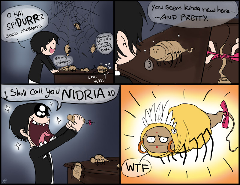 RS: Addy's pet spider by Chocoreaper