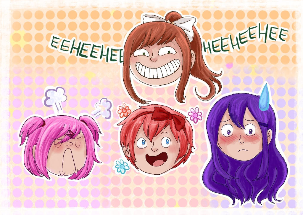 Doodled some Dokis by Chocoreaper