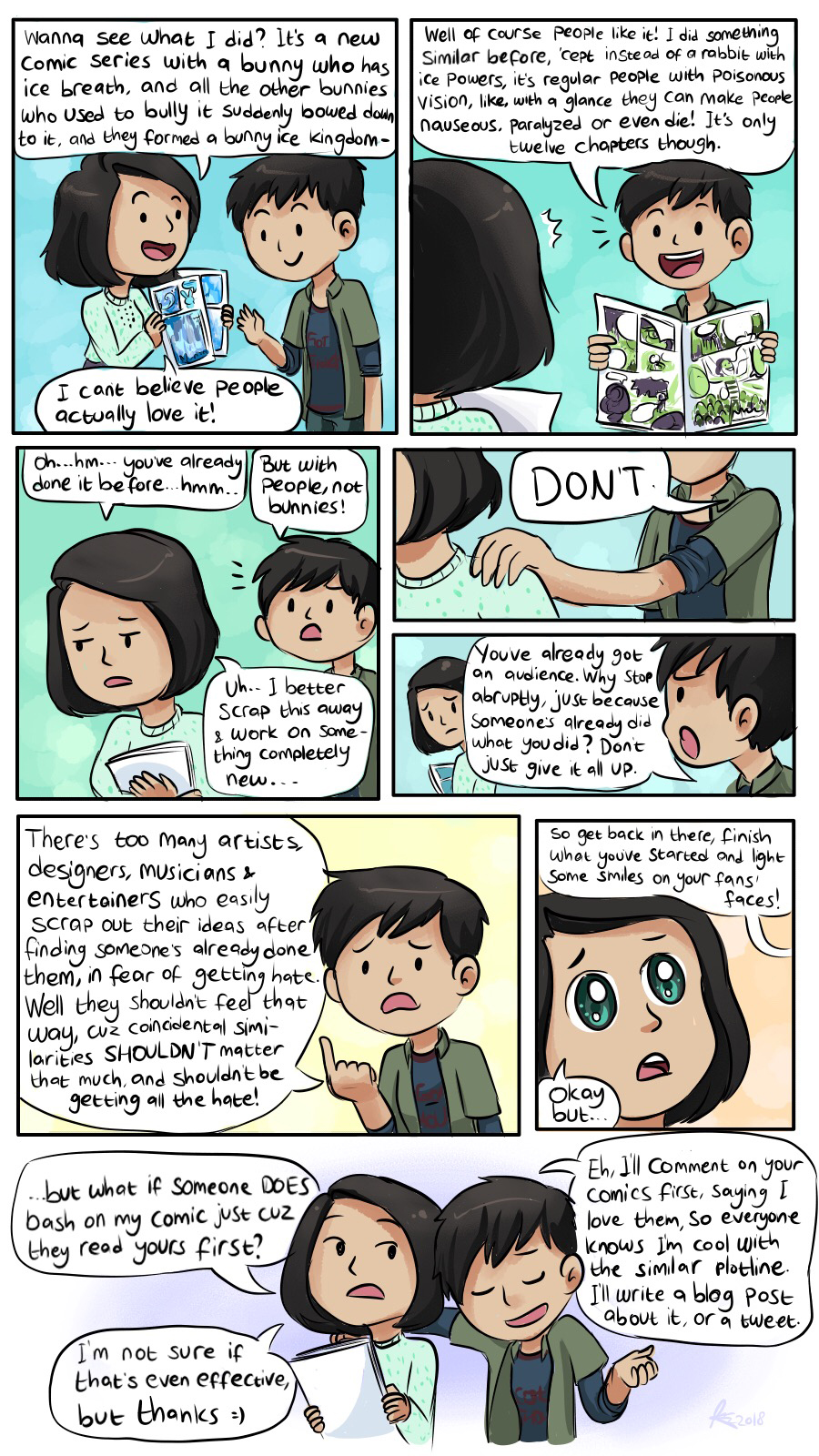 Similar ideas shouldn't stop you from creating by Chocoreaper