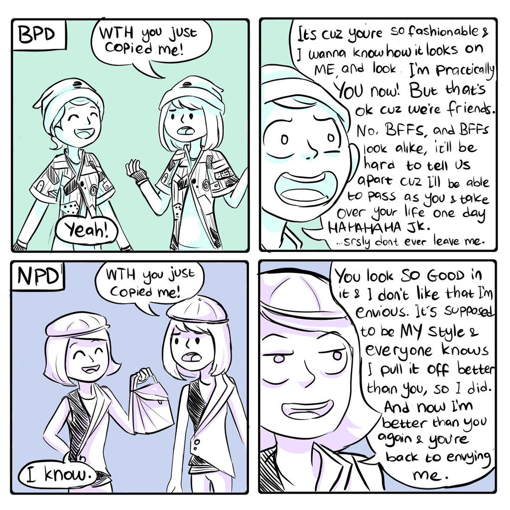 BPD vs NPD copycats by Chocoreaper