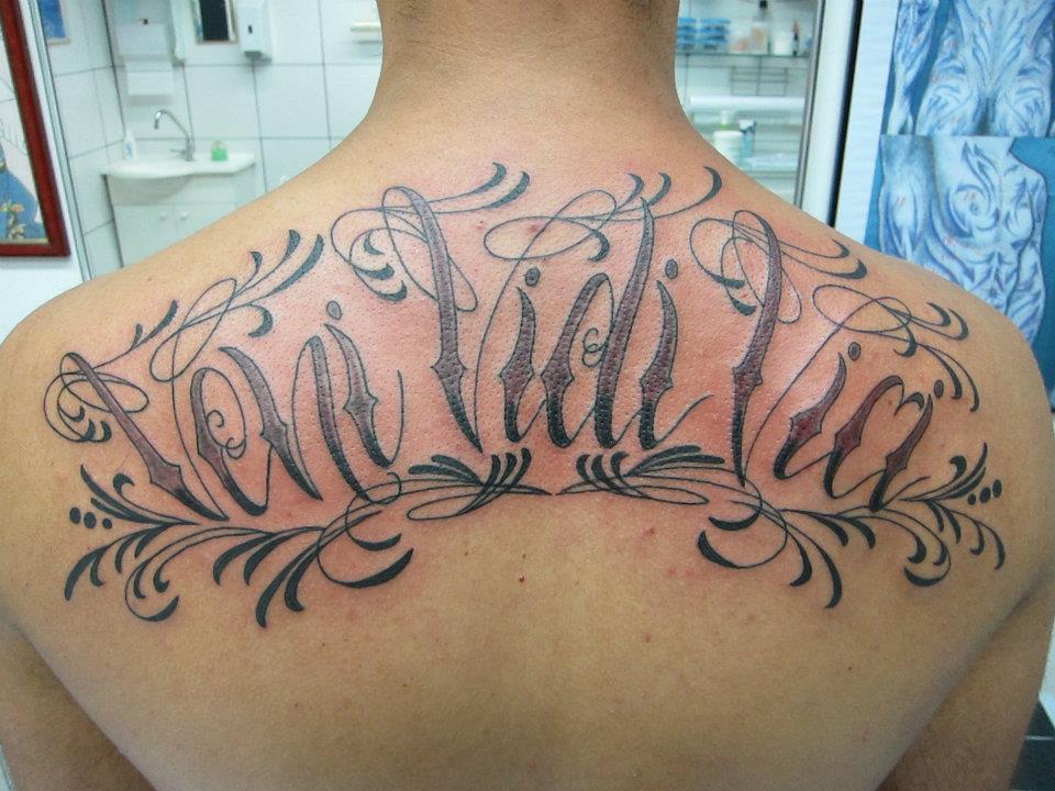 Art Tattoo: Veni, vidi, vici