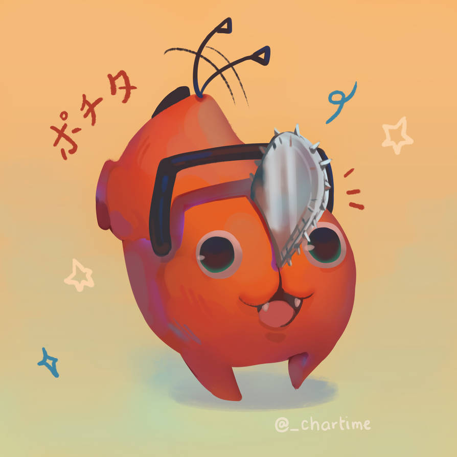 Pochita Chainsaw man by Charrtime on DeviantArt