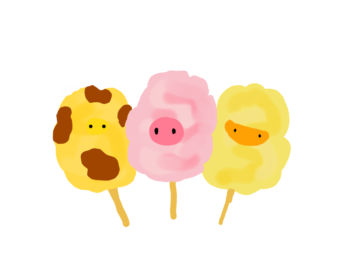 animal cotton candy by mirathebst on DeviantArt animal cotton candy by mirathebst on DeviantArt