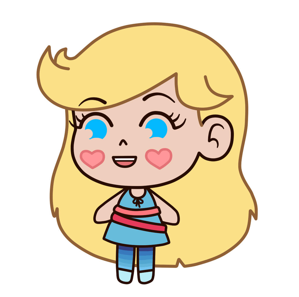 Chibi Star Rounded Chibi Star by LemonLaLaLand on DeviantArt