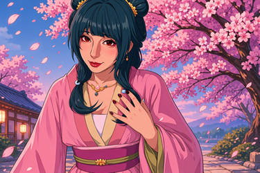 Blue Japanese Anime