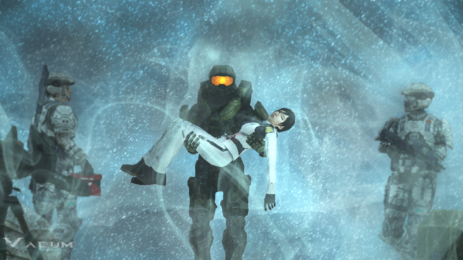 Master Chief's human side by Sigi09 on DeviantArt