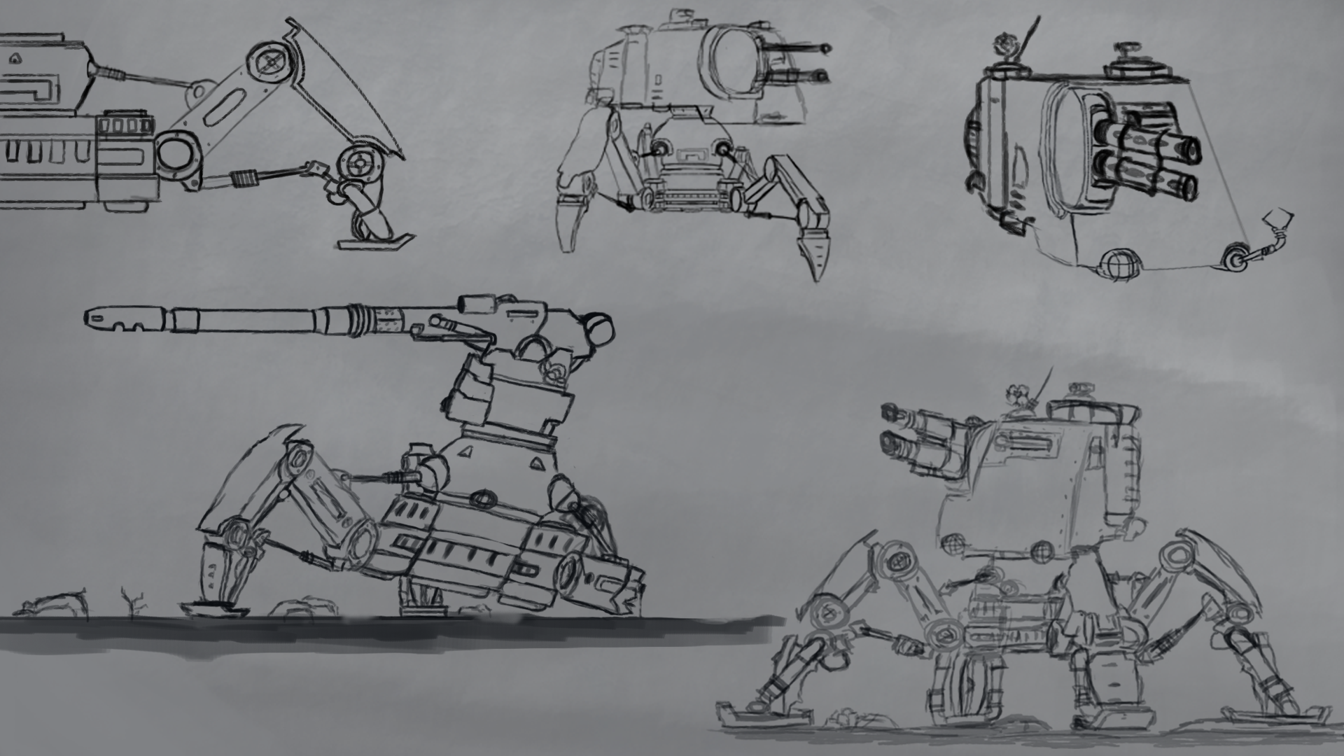 W40K Skitarii sketches