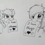 GalaCon Drawing #2 -  Dinky and Derpy