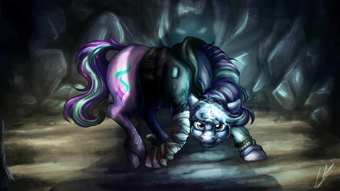 :COMM: Caught in a trap? by LupiArts