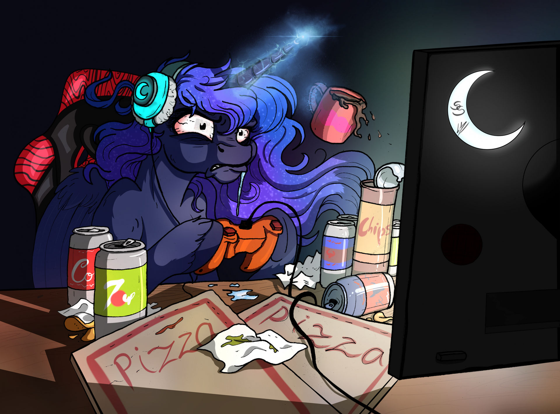 Comic Sins - Raging Gamer by LupiArts