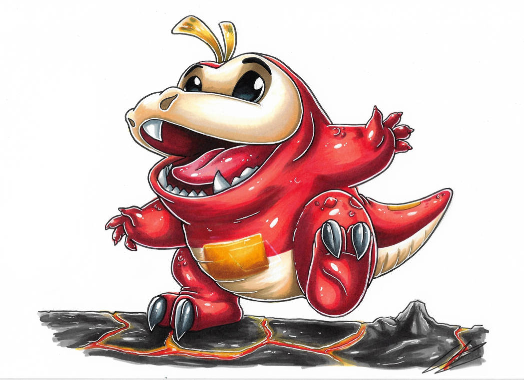 Fuecoco by LupiArts on DeviantArt