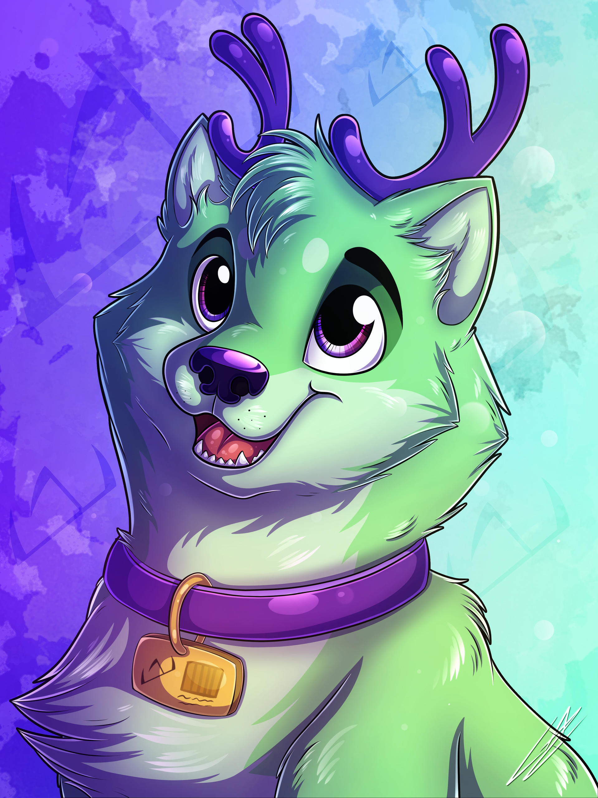 Dodgy Rabbit Dodgie's Portrait by LupiArts on DeviantArt