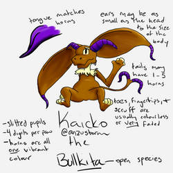 New Open Species - Bullkita - SPECIES INFORMATION