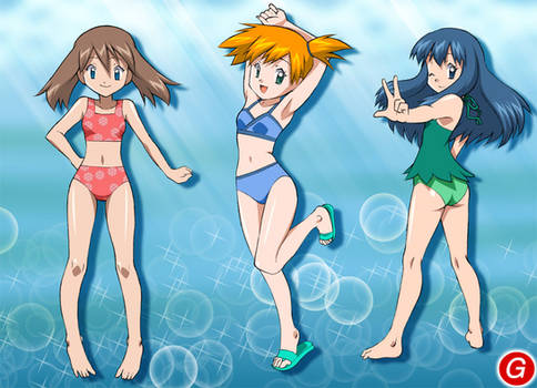 Haruka, Kasumi and Hikari