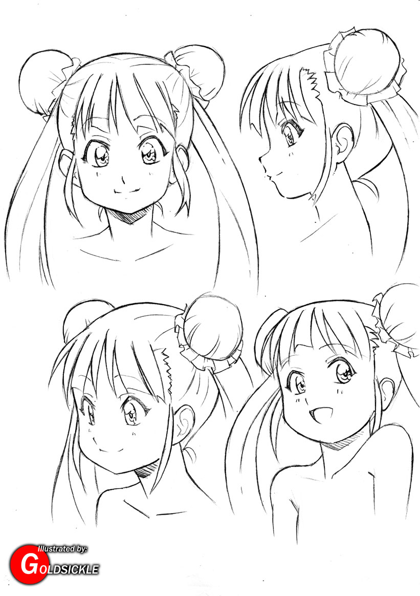 Hair Buns by Goldsickle on DeviantArt Hair Buns by Goldsickle on DeviantArt