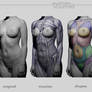 Female body deconstructed