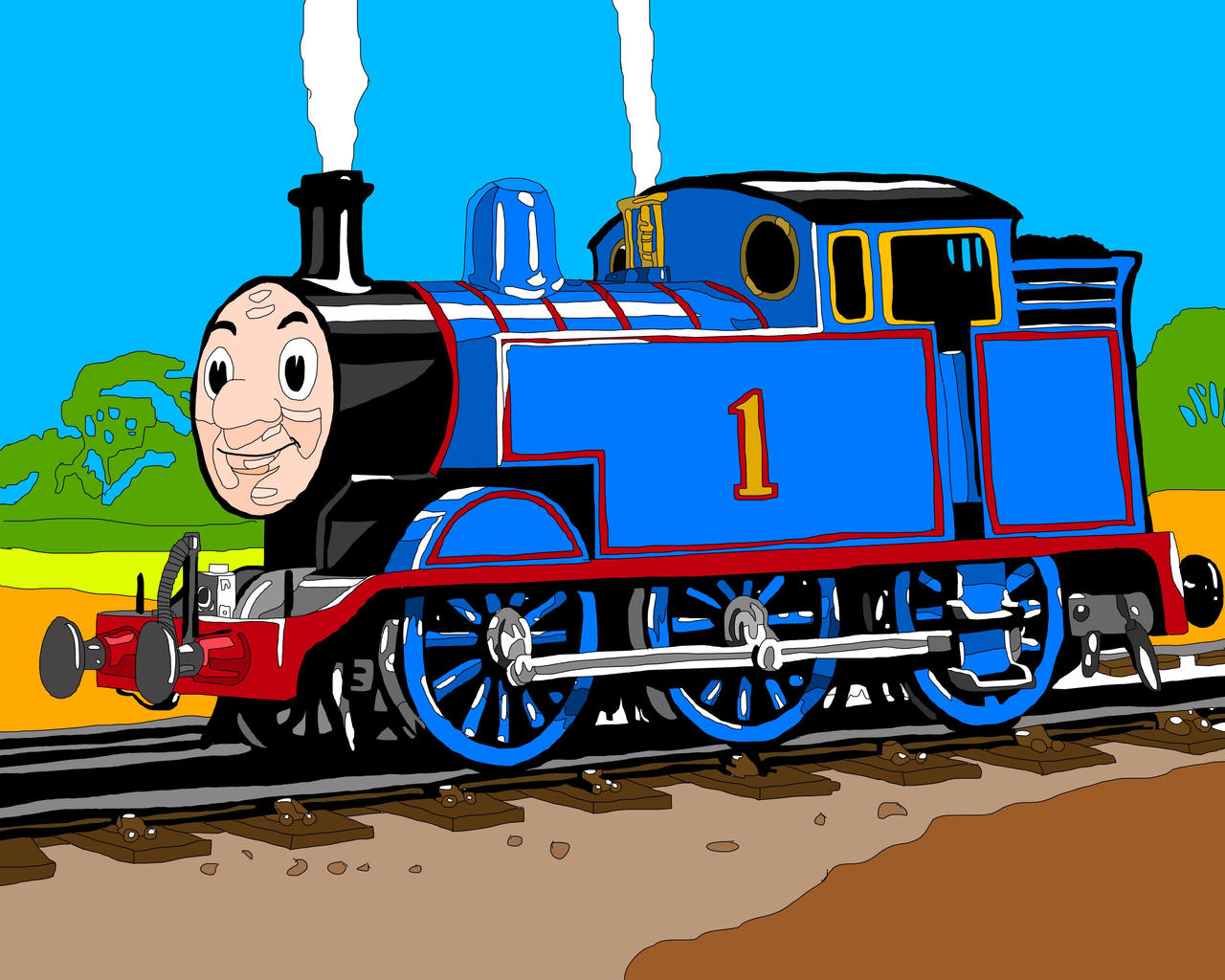 Thomas the Tank Engine RWS drawing by ESLM-Studios on DeviantArt