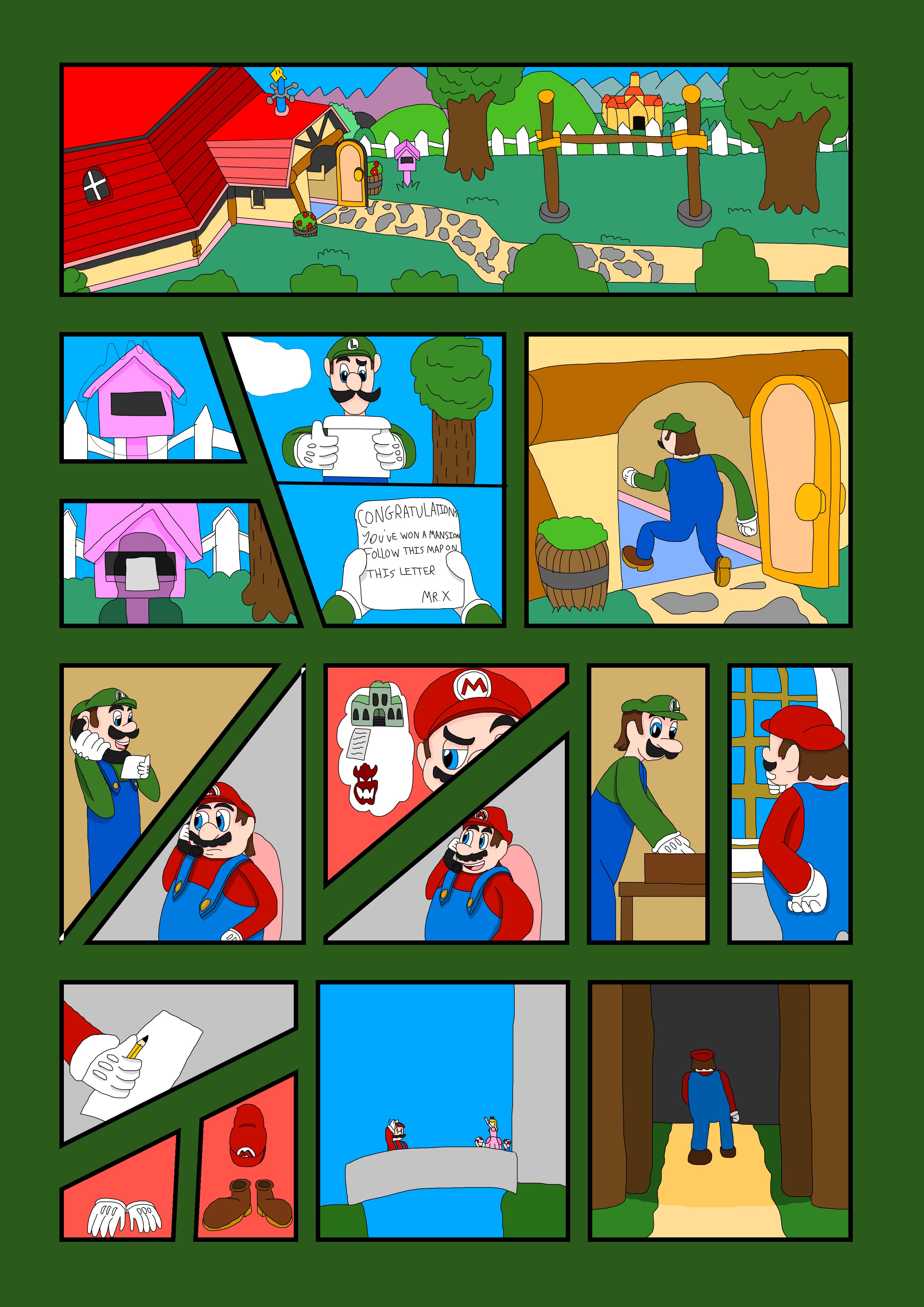 Luigi rescues Mario (Luigi's Mansion) by PrincessCreation345 on DeviantArt