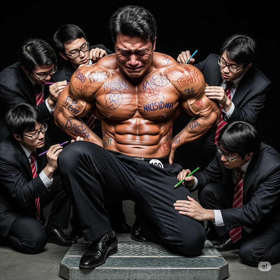 Muscle Destroyer The fate of the defeated muscle man by Anbafoeg on DeviantArt