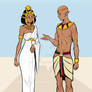Nepthys and her brother Kewab