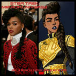 Janelle Monae As Captain Laura Black In 2255 by StalinDC