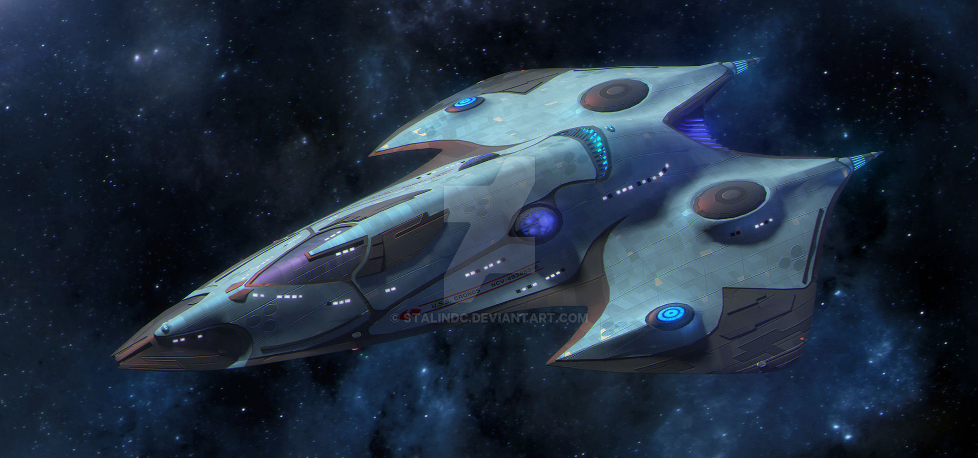 U.S.S. CRONOS.. UFP Temporal Integrity Commission by StalinDC on DeviantArt