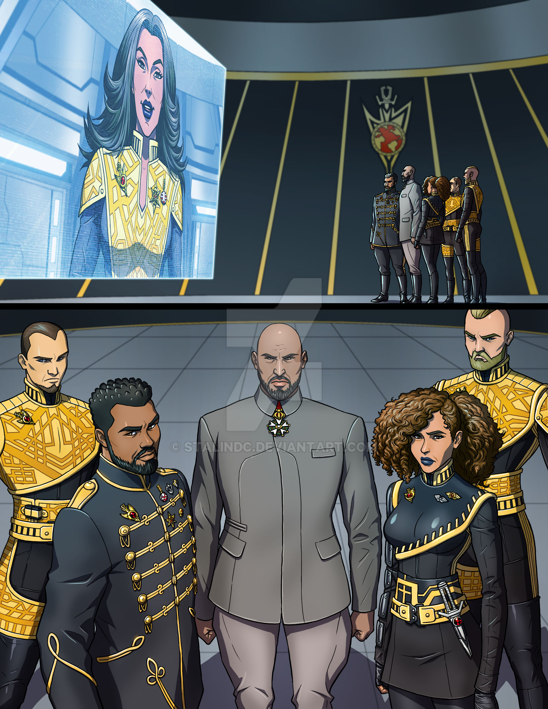 Deviantart Story Terran Civil War..Surprise And Skepticism! by StalinDC on DeviantArt