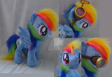 Rainbow dash with goggles