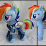 Rainbow Dash crystal wars warrior