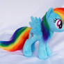 Rainbow Dash small plush faux fur