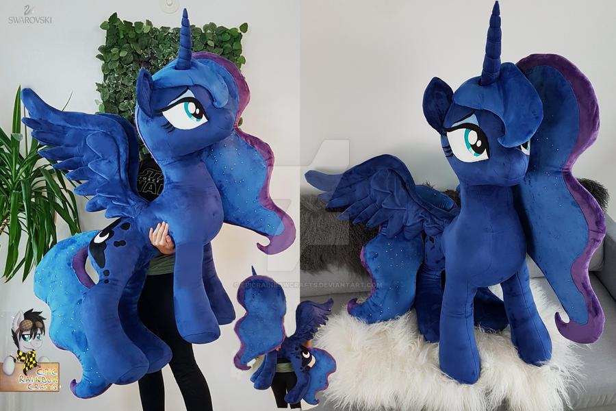 Lifesize standing Princess Luna swarovski crystals