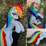 Lifesize Rainbow Dash plushie 130cm / 50 inch