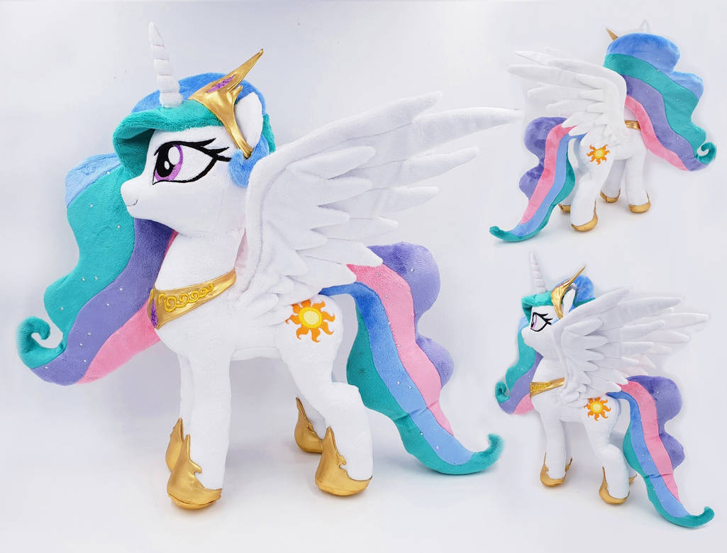 Princess Celestia handmade plushie 14 inches by Epicrainbowcrafts