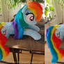 Lifesize Dash with magnetic eyelids - faux fur
