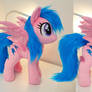 Firefly plushie w faux fur available at Bronycon