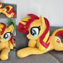 Cuddle size Sunset shimmer plushie