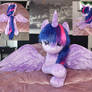 Cuddlesize Twilight sparkle - faux fur