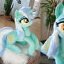 Lyra cuddle size plushie 90cm faux fur