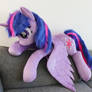 Twilight sparkle lifesize plushie - faux fur mane