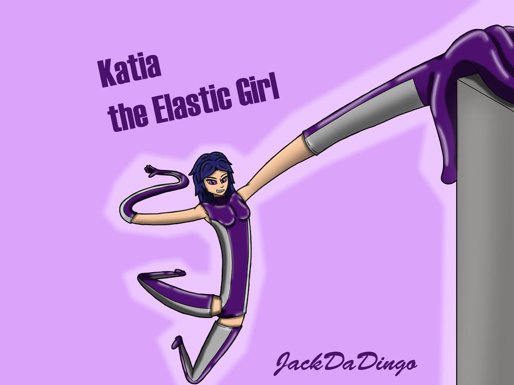 (Art Trade) Katia the Elastic Girl by JackDaDingo on DeviantArt