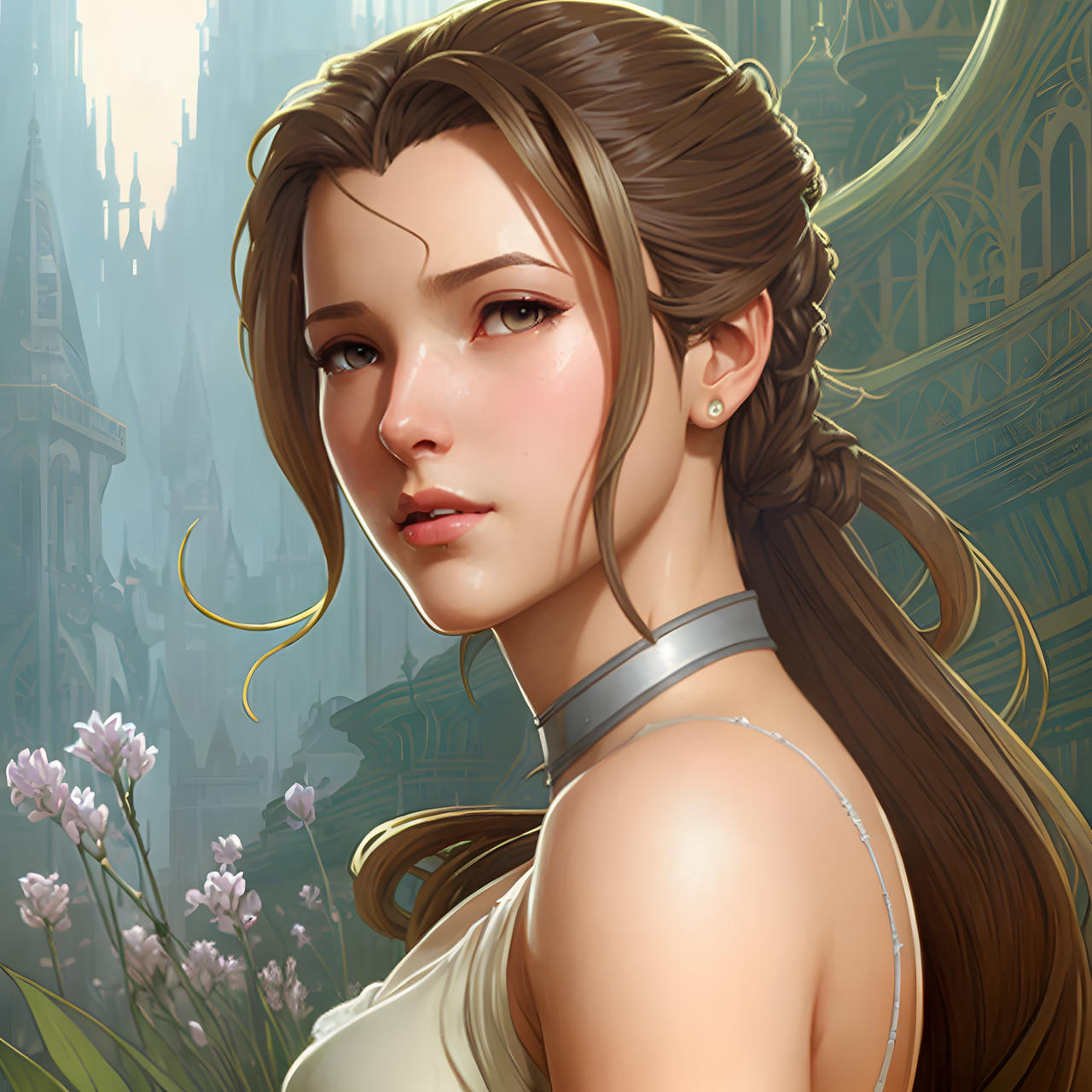 Aerith by monkeydavis187 on DeviantArt