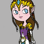 Cel-Shaded Princess Zelda from Twilight Princess