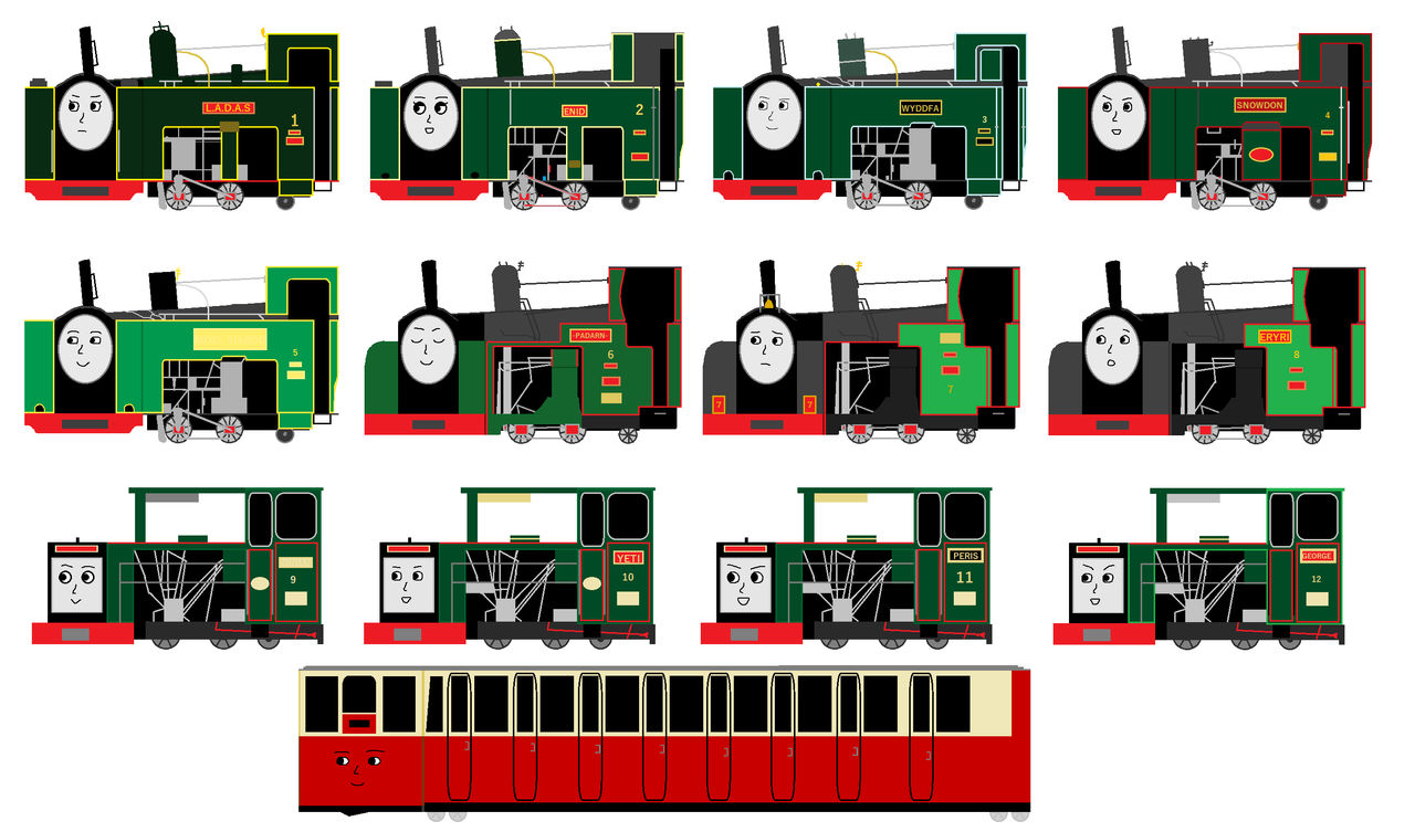 Snowdon Engine Snowdon Mountain Railway engines by dooiney2000 on DeviantArt