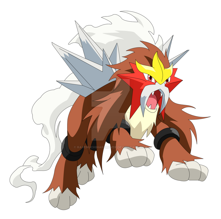 Entei -Pokemon- by ravenuchihaforever on DeviantArt